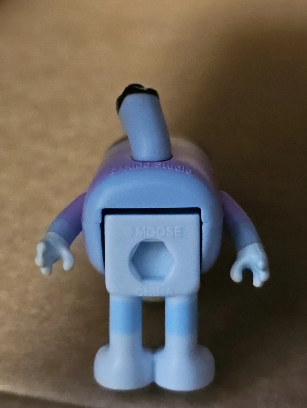Bluey Purple Shirt Figurine From Bluey